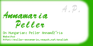 annamaria peller business card